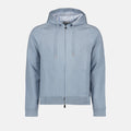 Oblique zipped sweatshirt