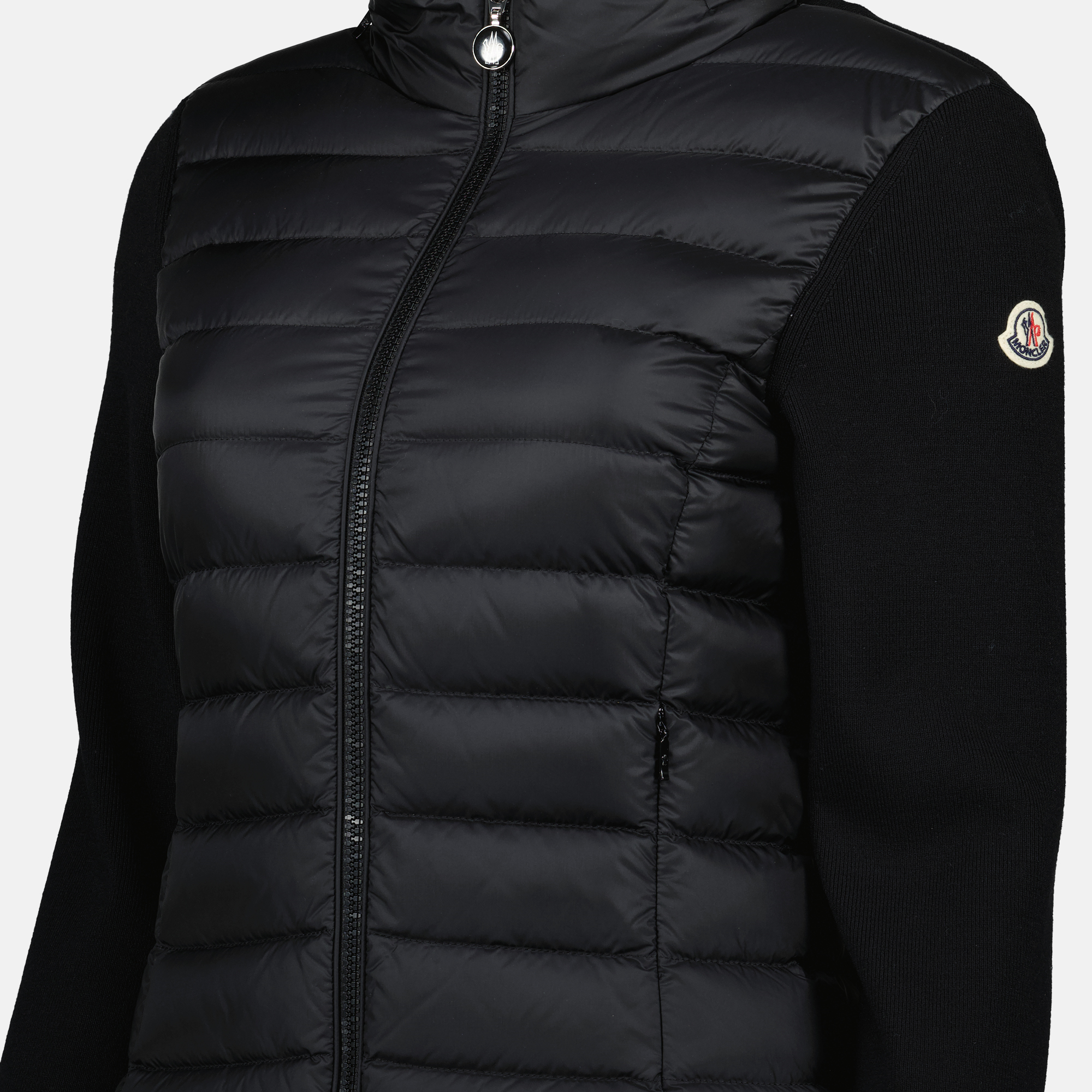 Two-tone quilted jacket