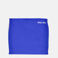 Mini blue and red skirt