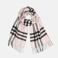 Check Plaid Scarf