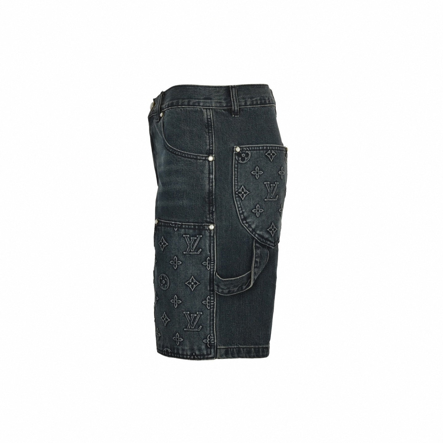 Monogram Embossed Carpenter Shorts