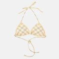Checked Bikini Top