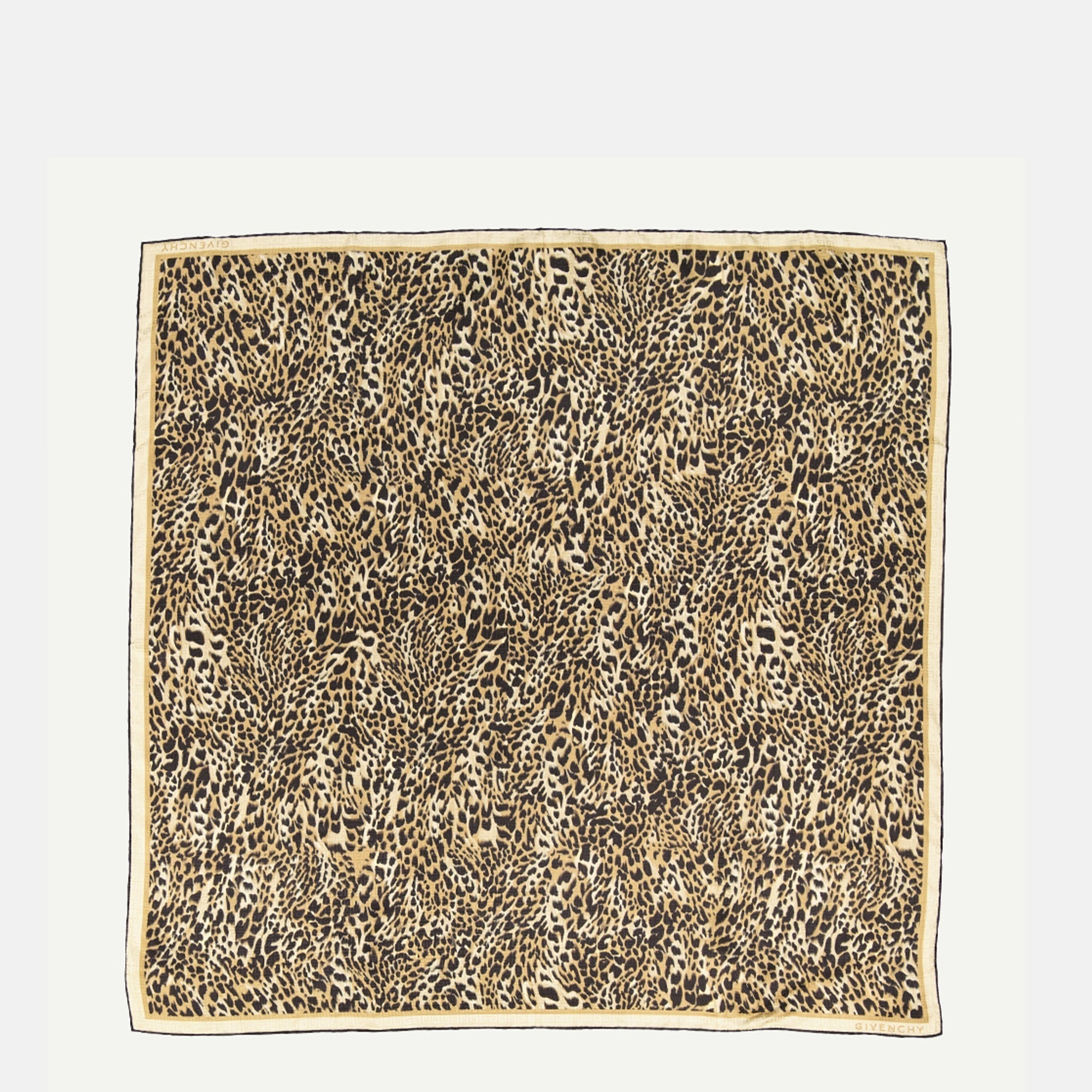 Leopard Silk Scarf
