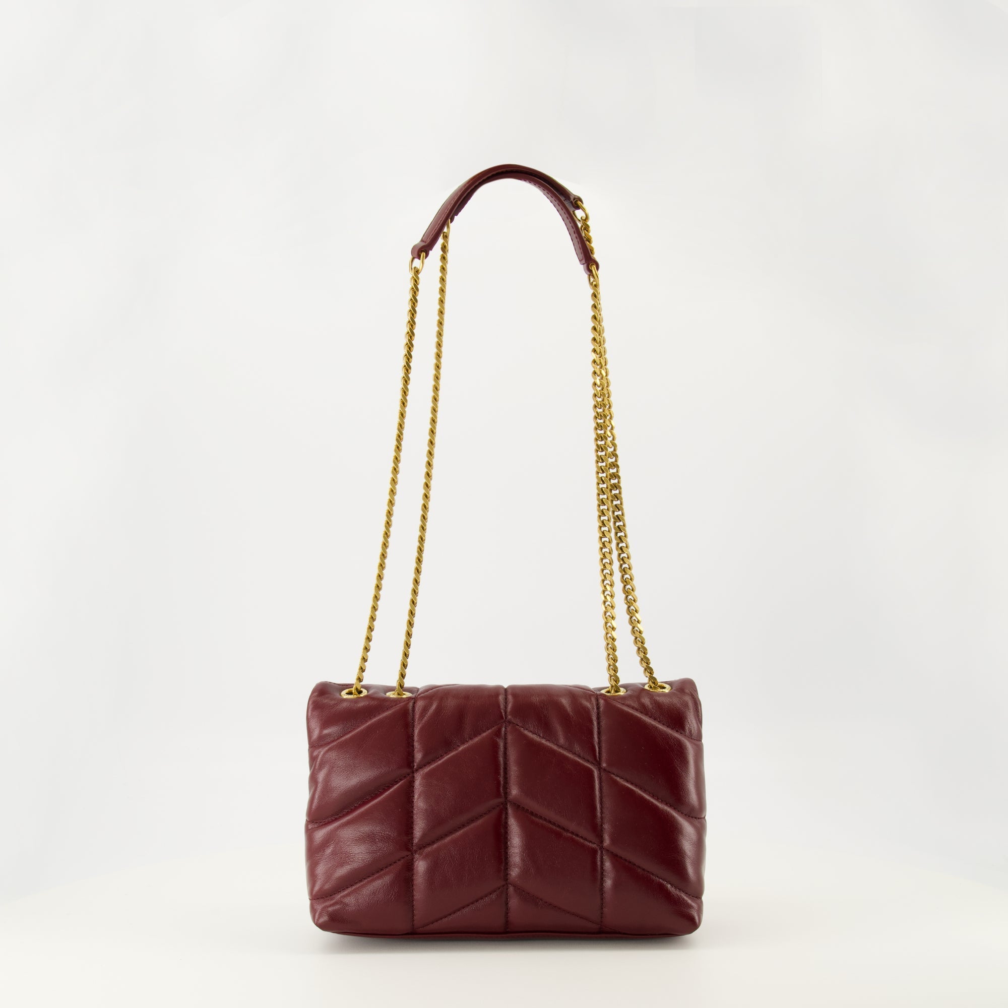 Shiny Loulou Puffer Bag