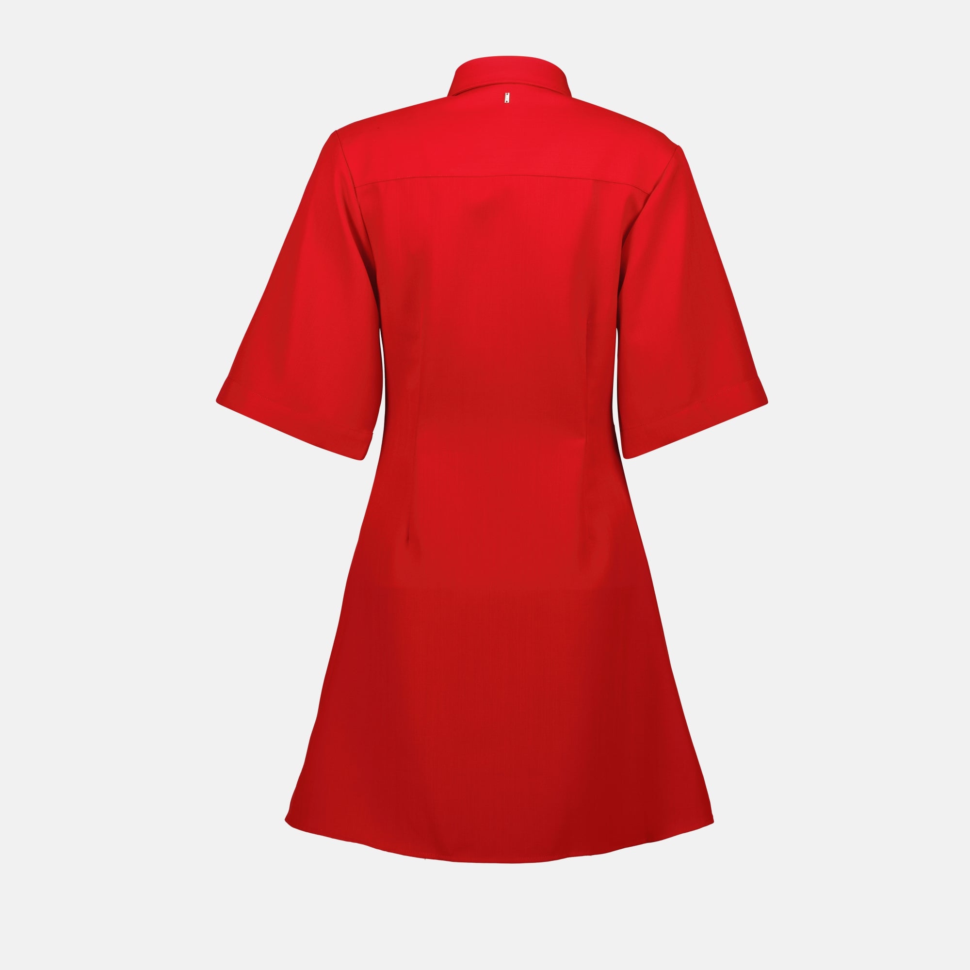 Shirt Dress in Wool