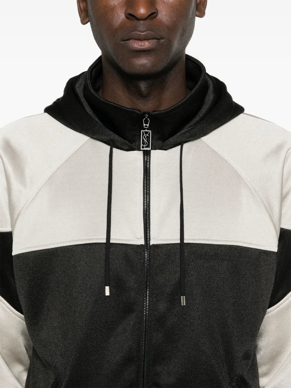 Two-tone Zip Sweatshirt