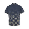 Gradient Monogram T-Shirt | Navy Blue