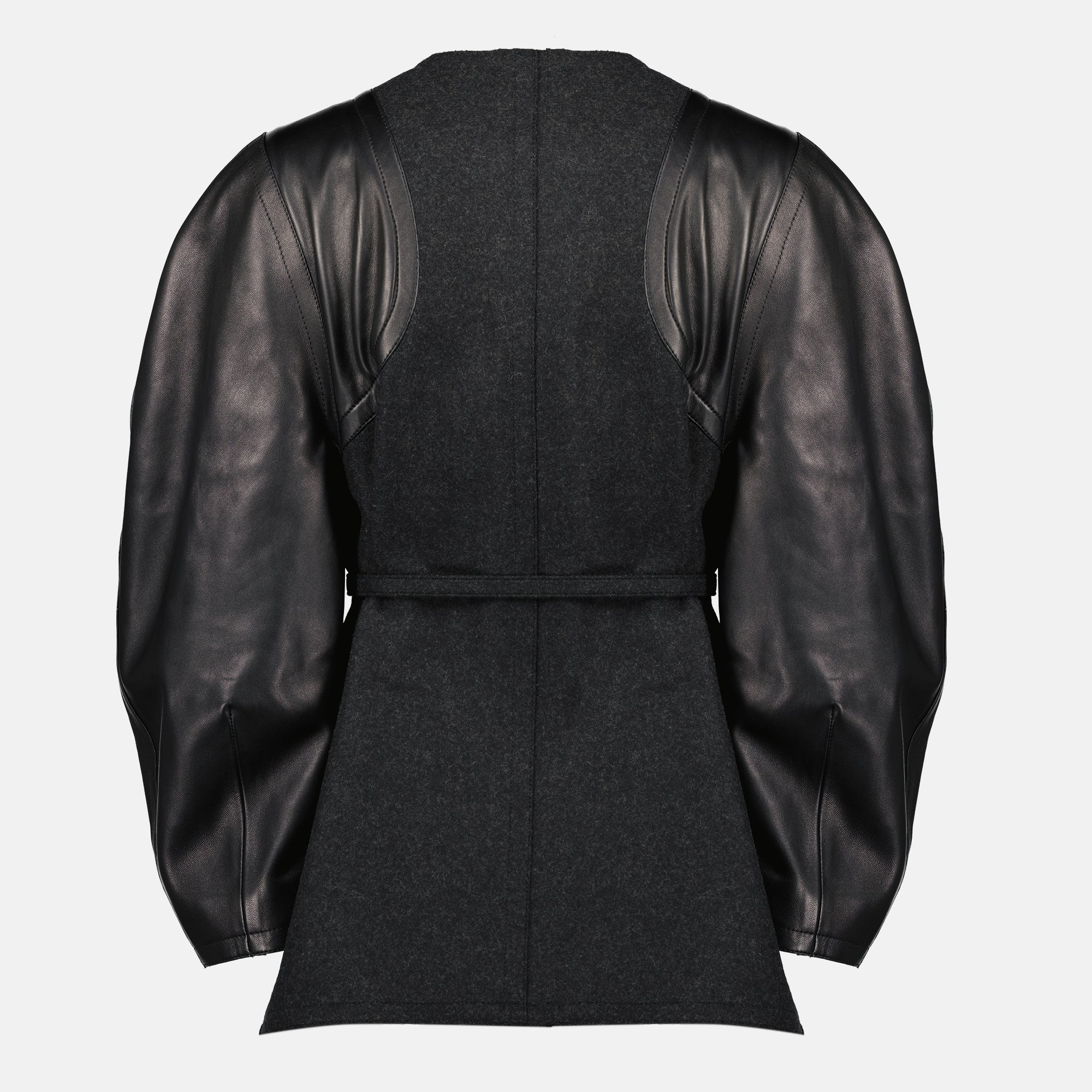 Wool and Leather Jacket