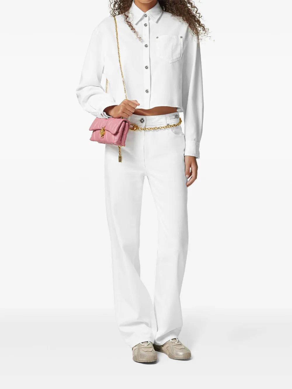 White Denim Shirt