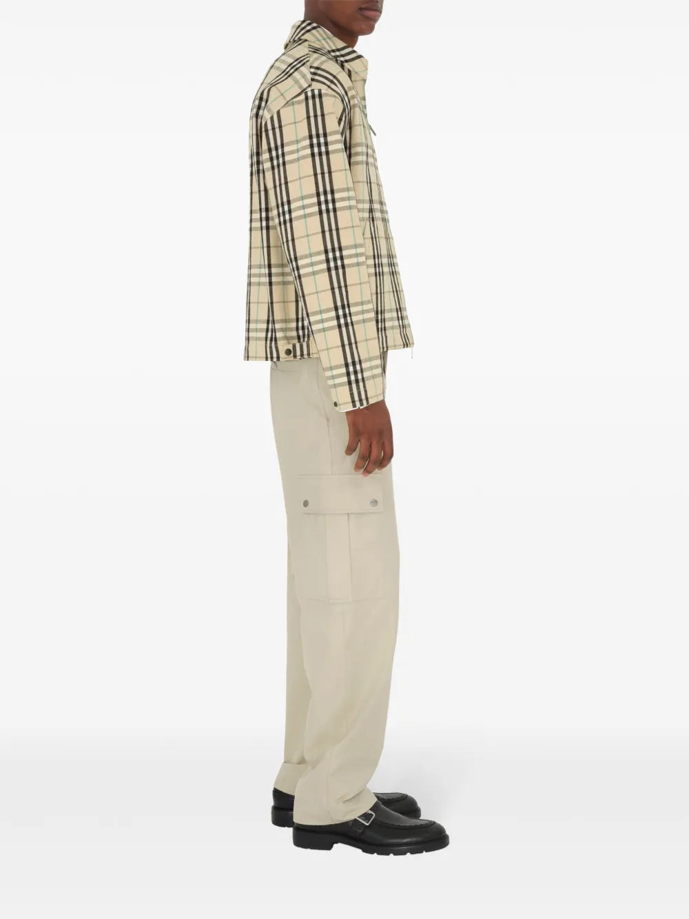 Checked Harrington Jacket