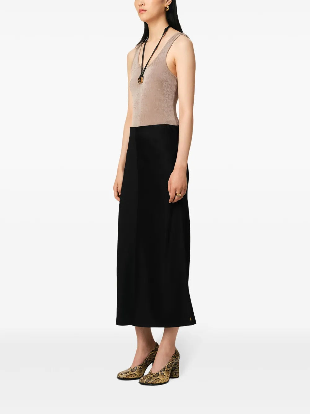 Straight Midi Skirt
