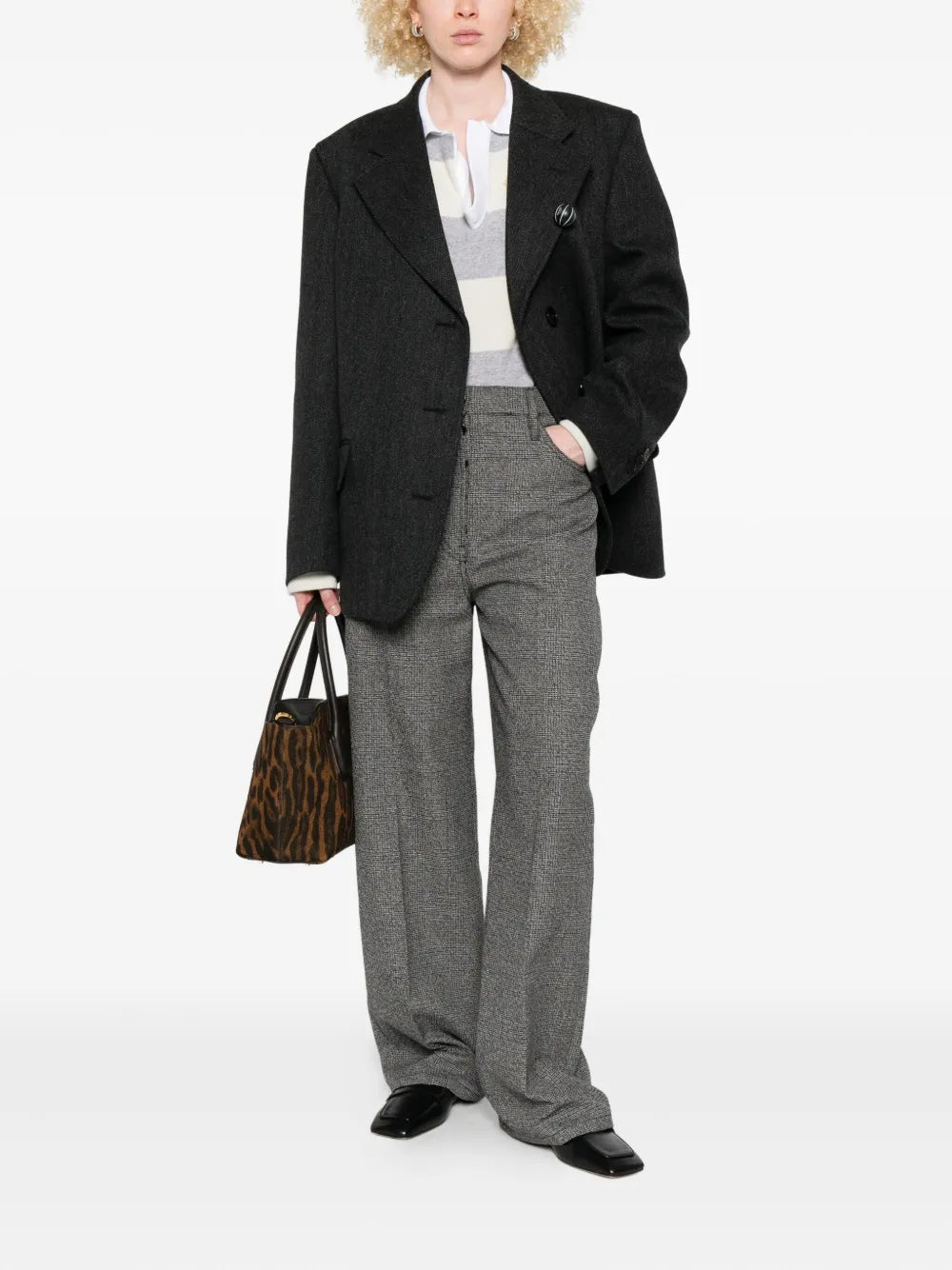 Checked Pants