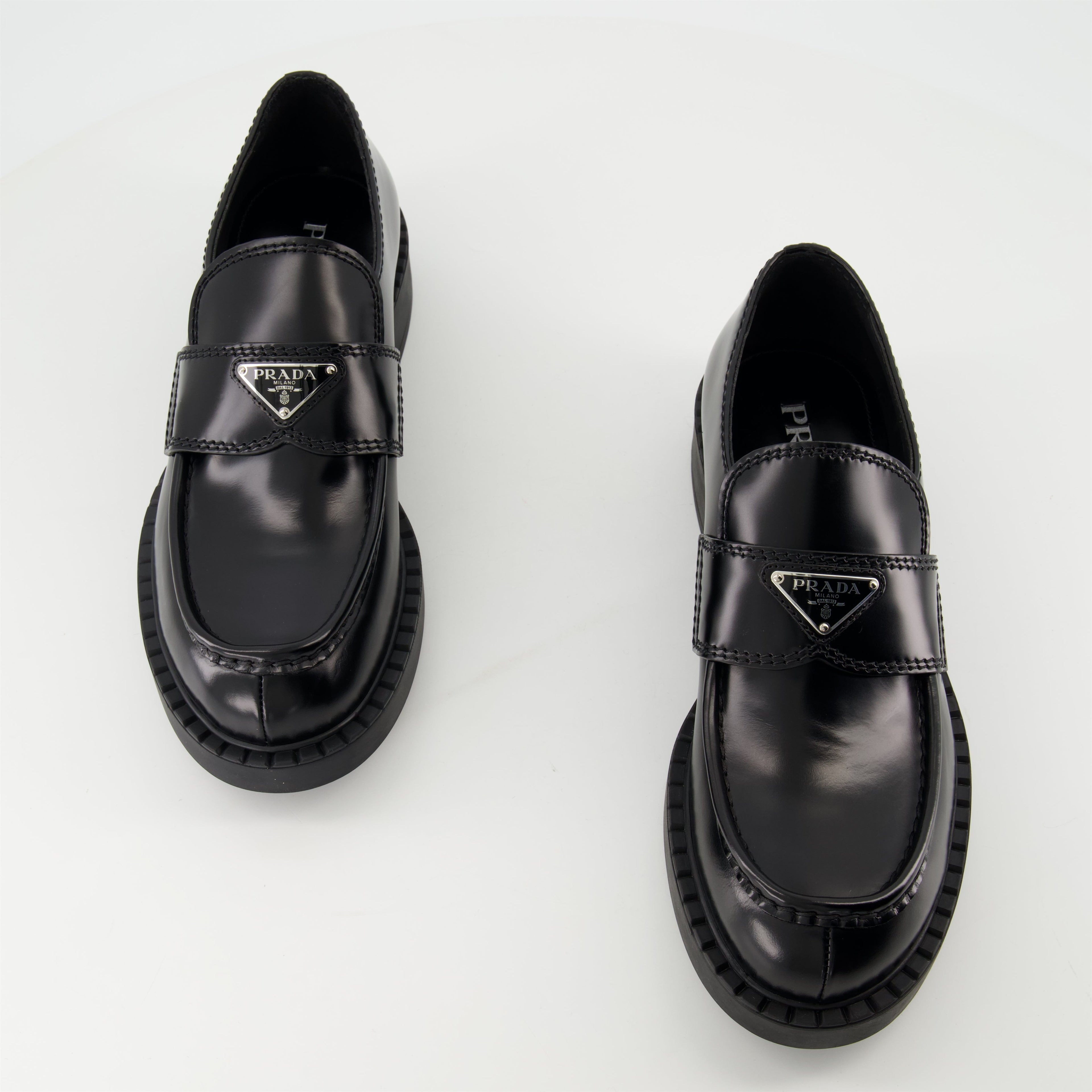 Chocolate Leather Loafers