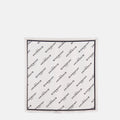 White Shadow Silk Scarf
