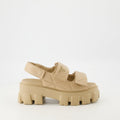 Quilted Leather Sandals