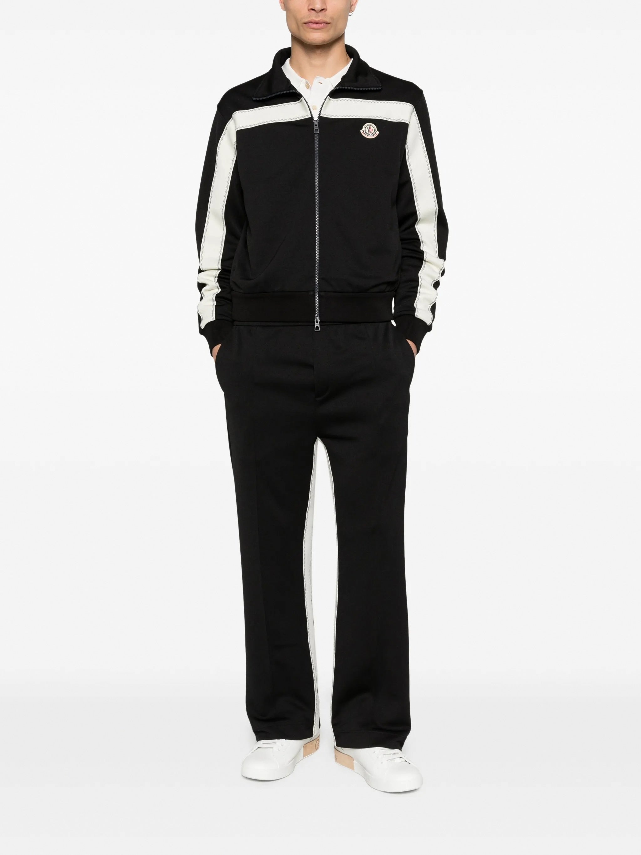 Stripe Zip-Up Track Jacket