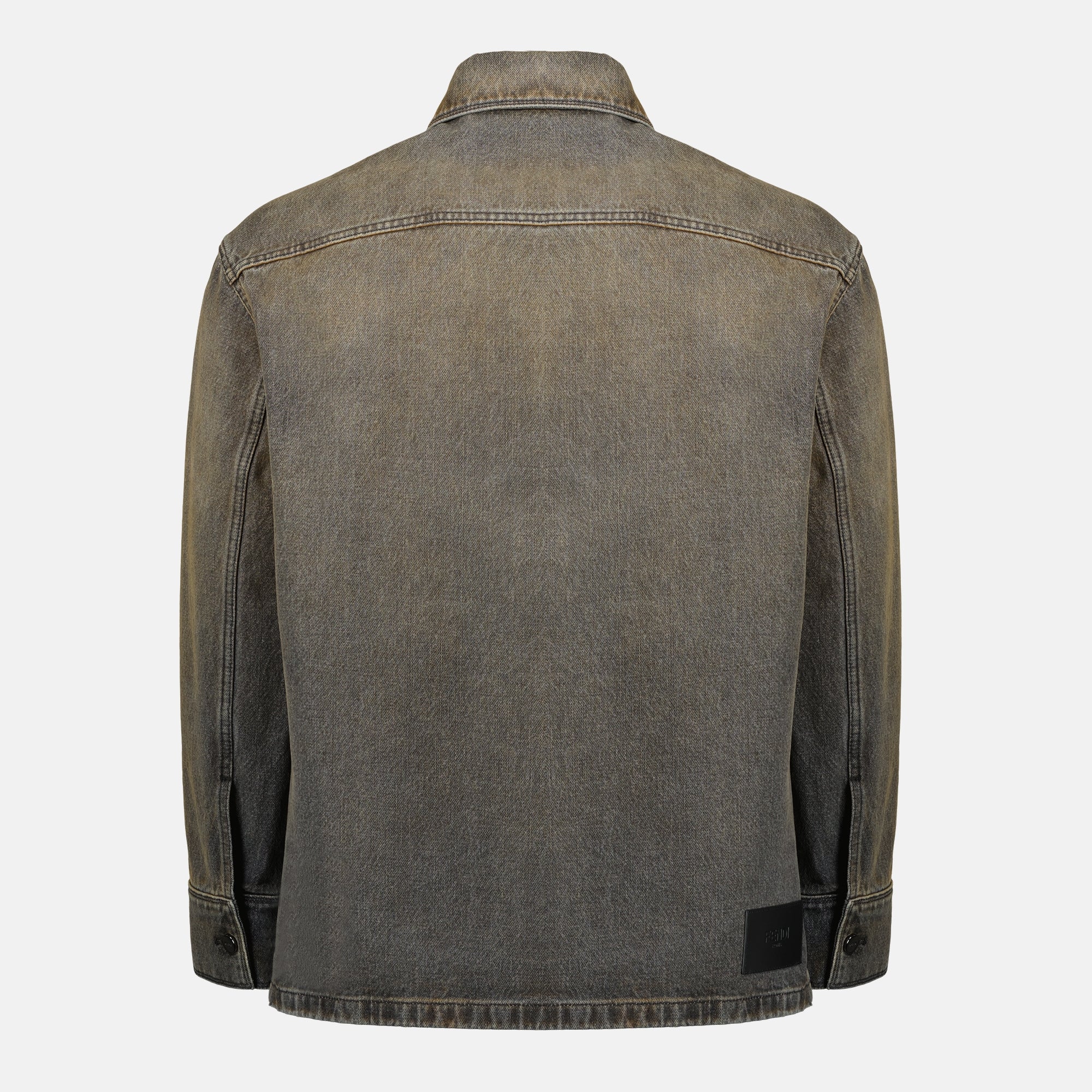 Gray Denim Shirt