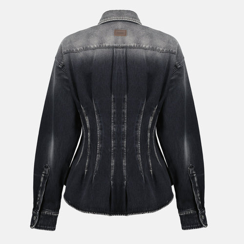 Black Denim Shirt