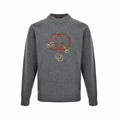 Interlocking G Equestrian Embroidery Cotton Sweater