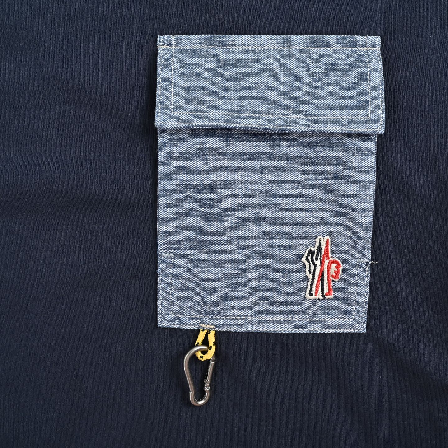 "Après-Ski" Pocket T-Shirt | Navy & Denim