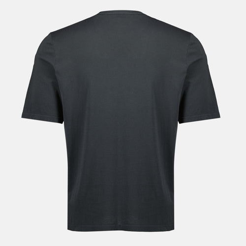 Black Embroidered T-Shirt
