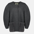 FF Wool Coat in Gray