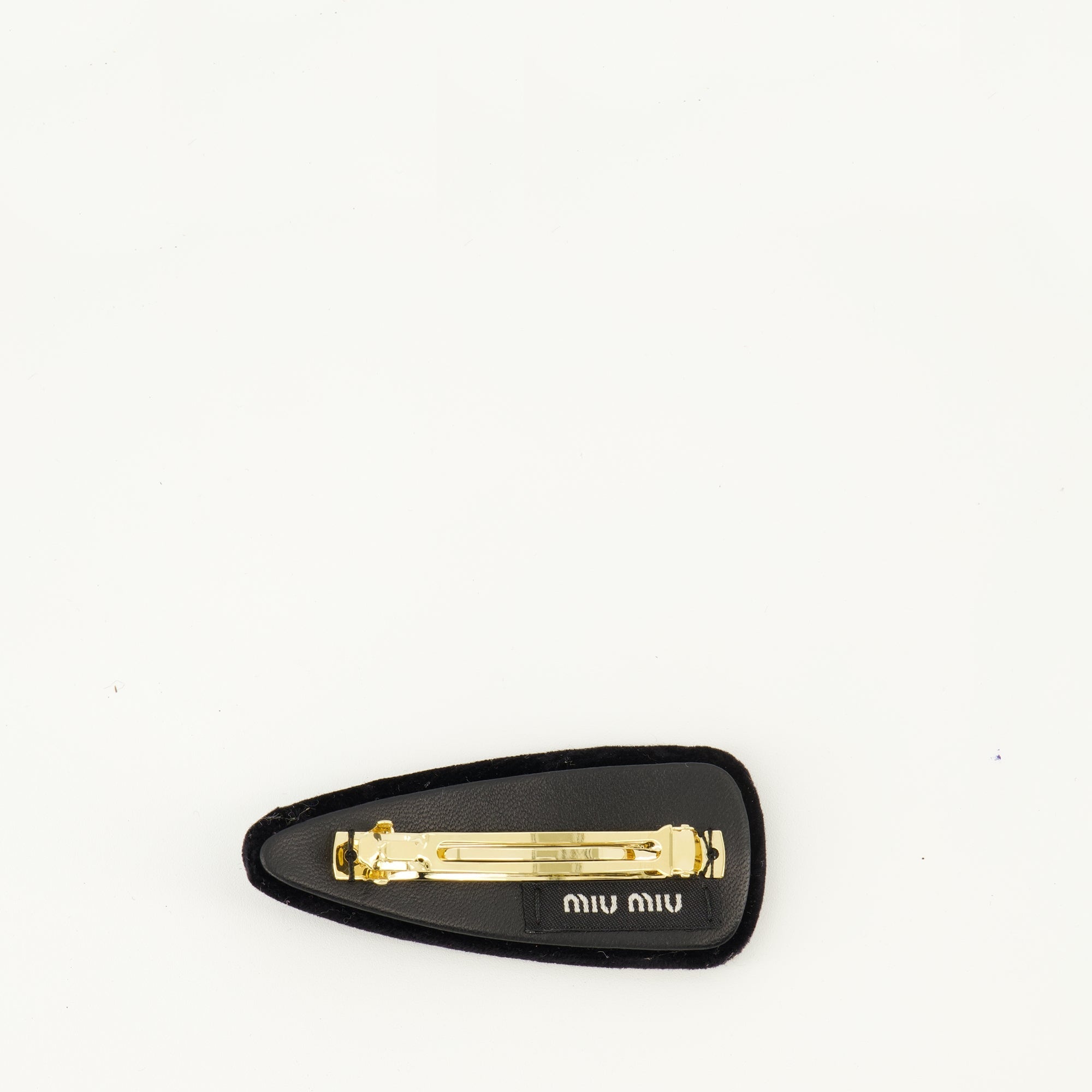 Black Velvet Hair Clip