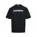 "Yves Saint Laurent" Crystal Logo T-Shirt