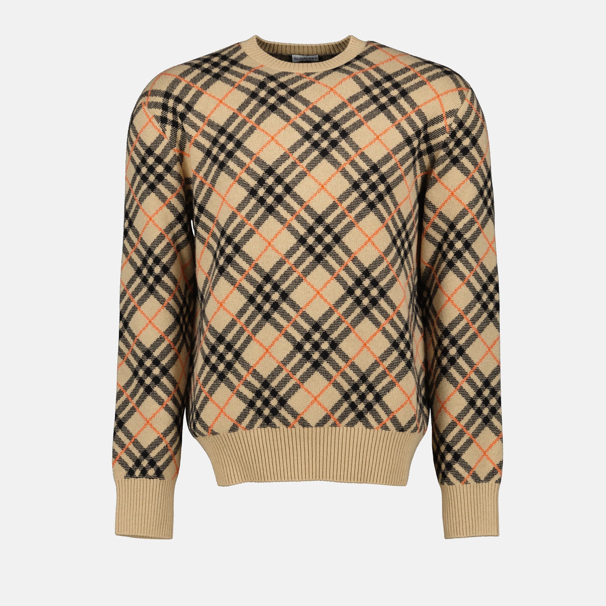 Checked Sweater