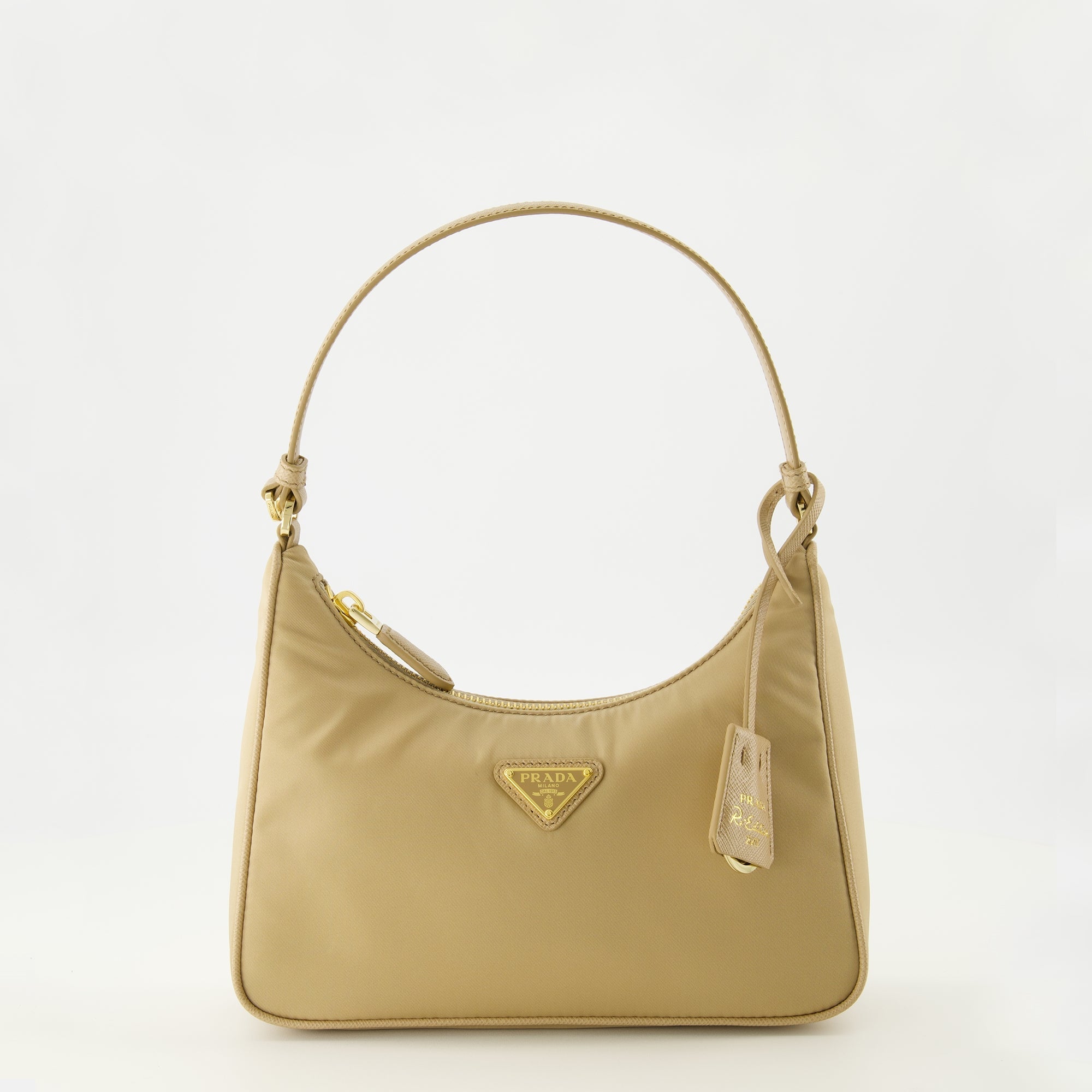Mini Sac Reissue 2005 in Beige Re Nylon