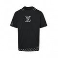 Stencil Monogram & Patch T-Shirt | Black