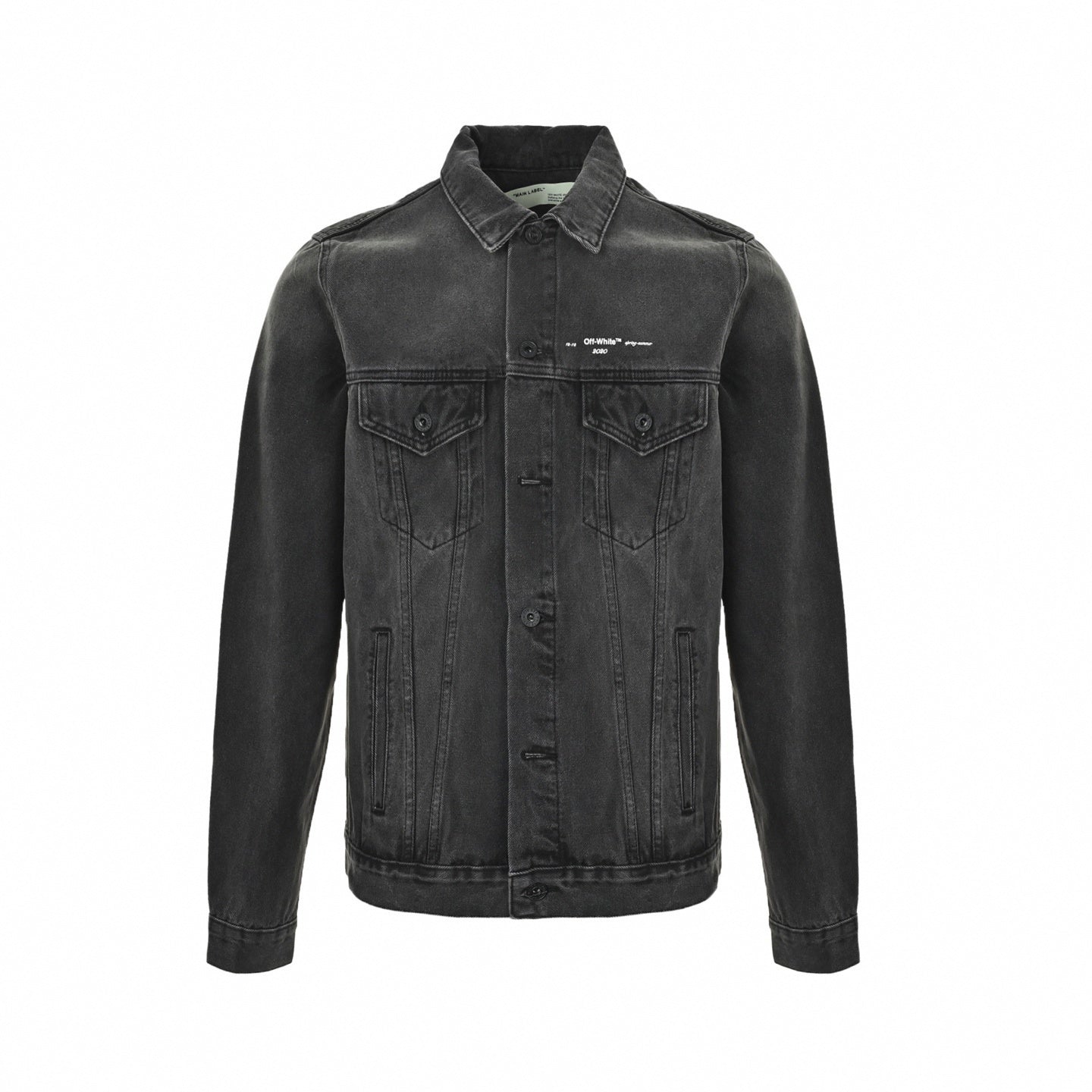 Tape Arrow Denim Jacket | Black