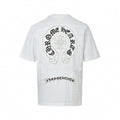 Frayed Appliqué Horseshoe T-Shirt | White