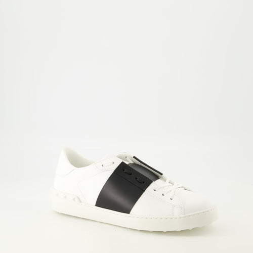 Black Band Open Sneakers