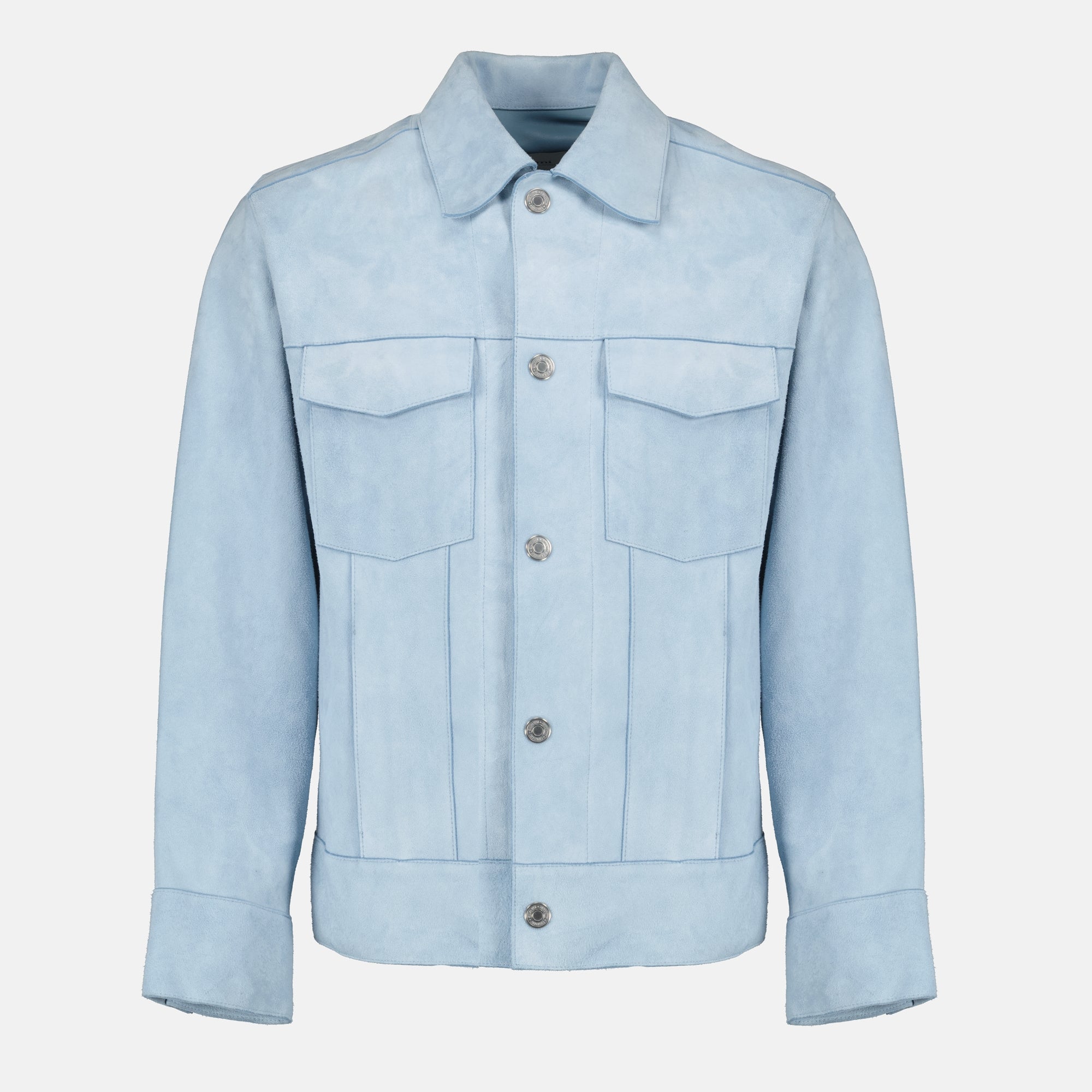 Blue Leather Jacket