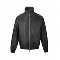 Reversible Tonal Monogram Jacket | Black & Olive Green