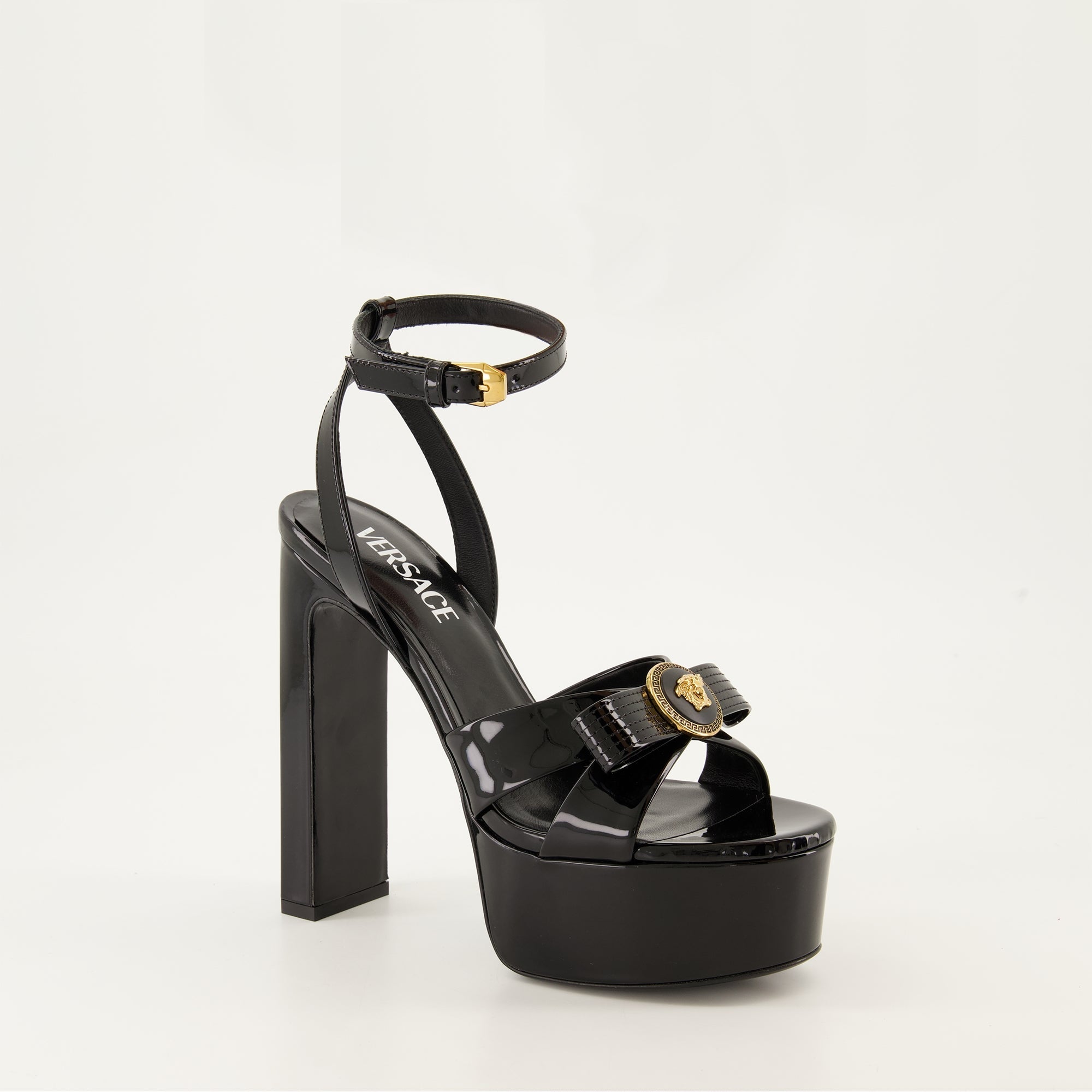 Gianni Ribbon Heeled Sandals