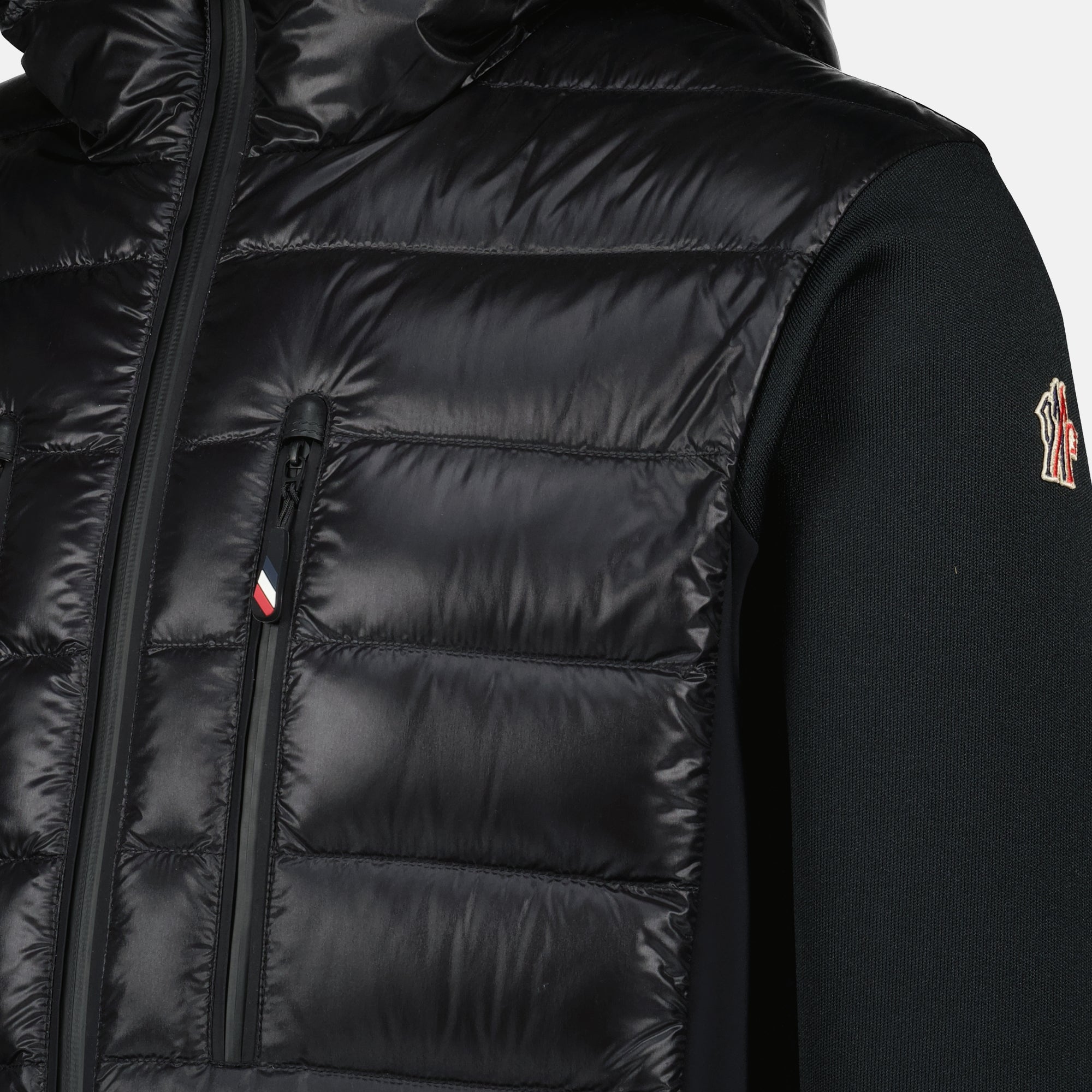 Black Zip-Up Cardigan