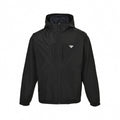 Re-Nylon Reversible Hooded Jacket | Black & Navy