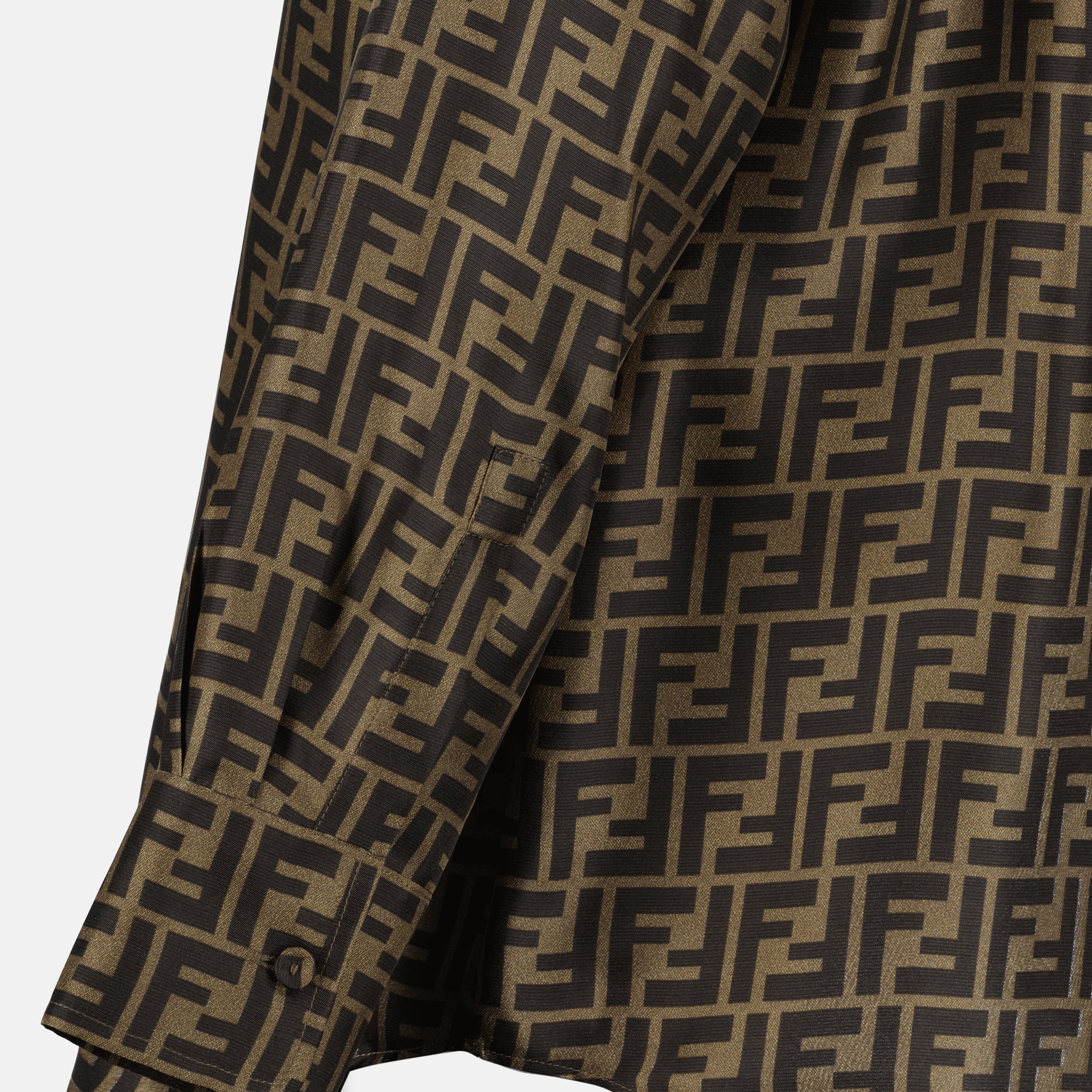 FF Brown Silk Shirt