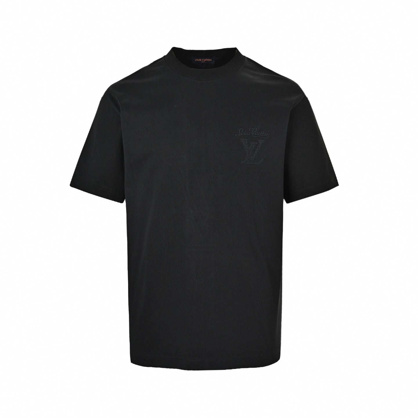 Tonal Embroidered Logo T-Shirt | Black