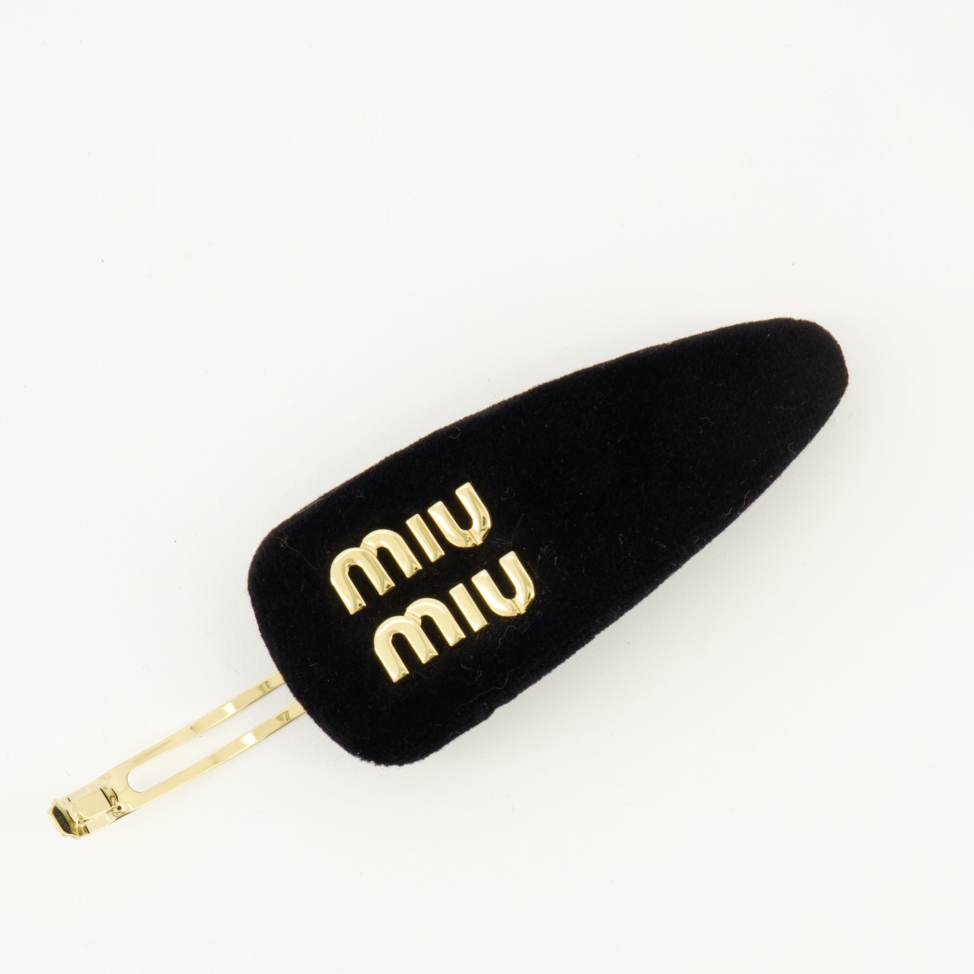 Black Velvet Hair Clip