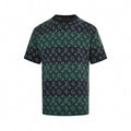 Striped Monogram Jacquard Knit T-Shirt