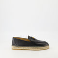 Palm Leather Espadrilles