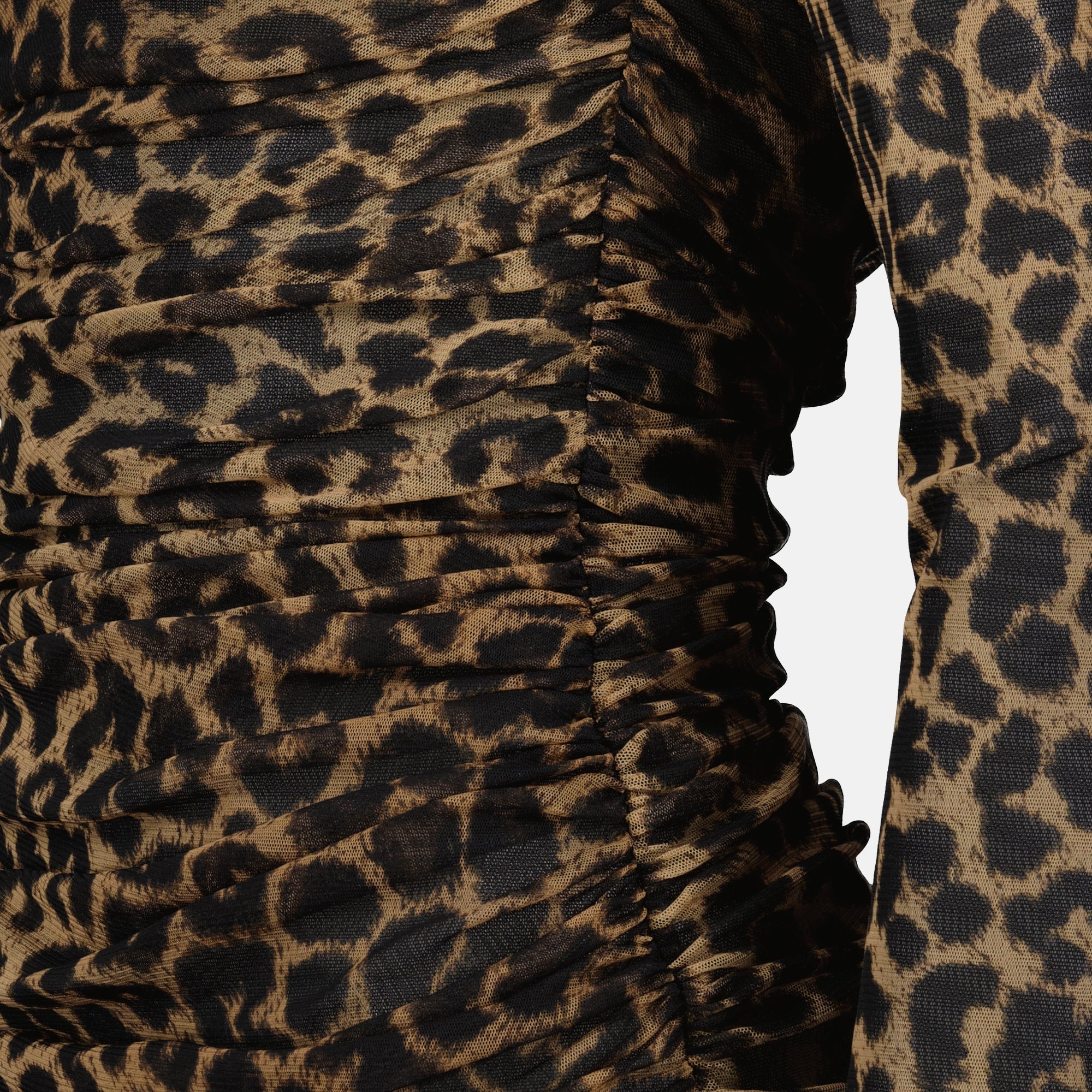 Leopard Tulle Short Dress