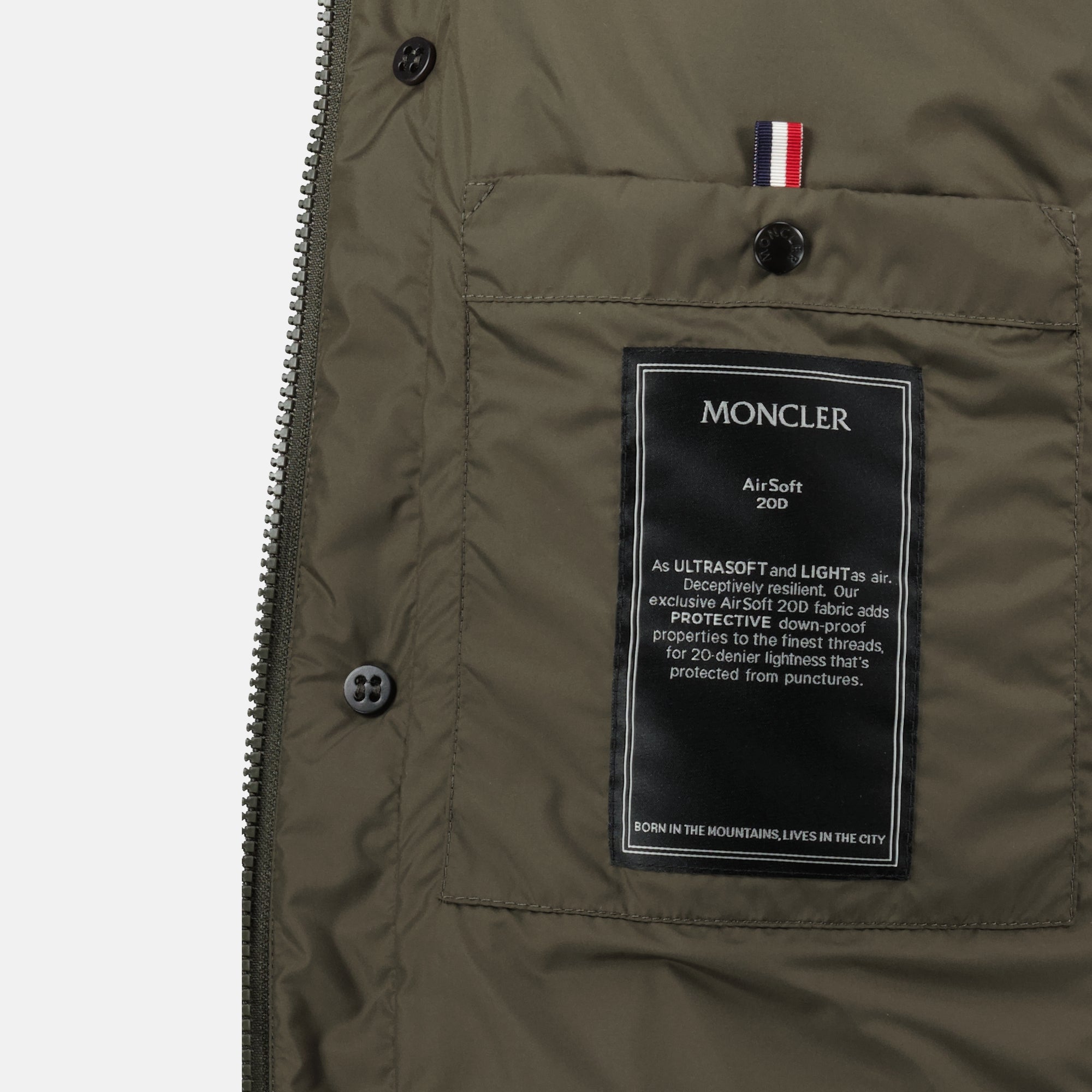 Kaki Pres Shirt Jacket