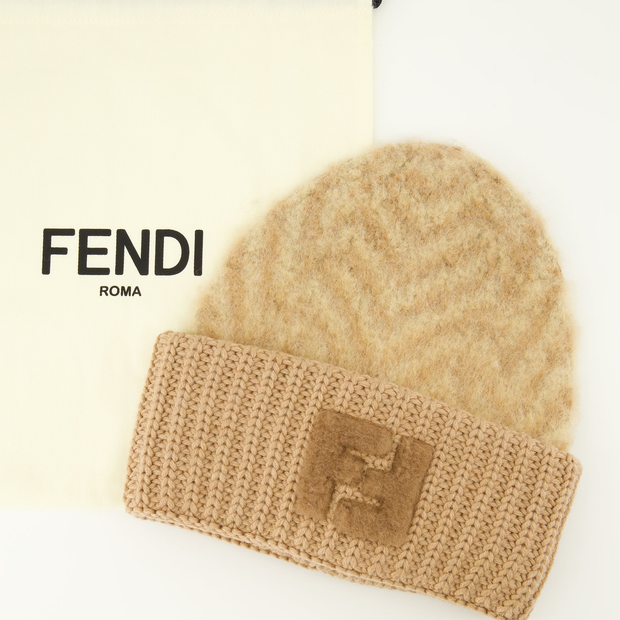 Brown Wool Beanie