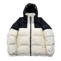 Embossed Monogram Yoke Two-Tone Puffer Jacket