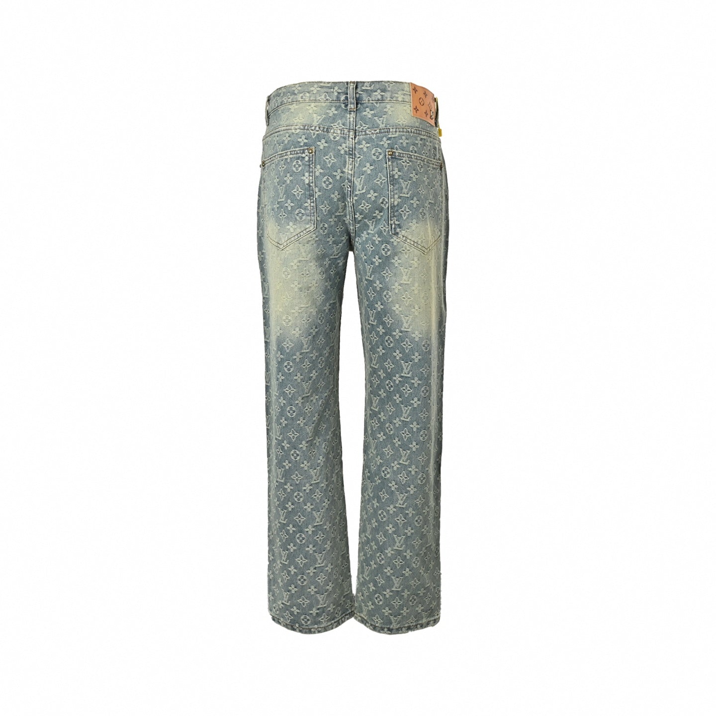 Monogram Jacquard Denim Jeans