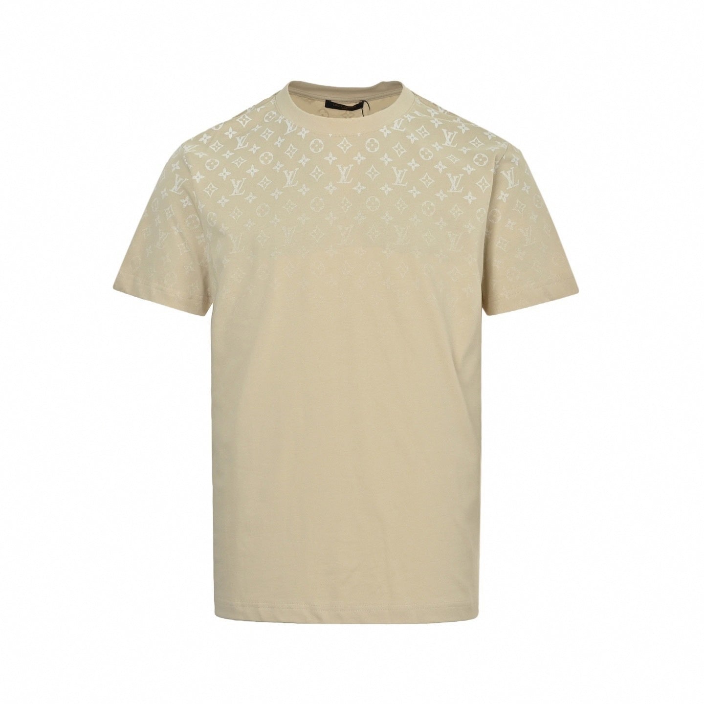 Gradient Monogram Jersey Tee | Beige
